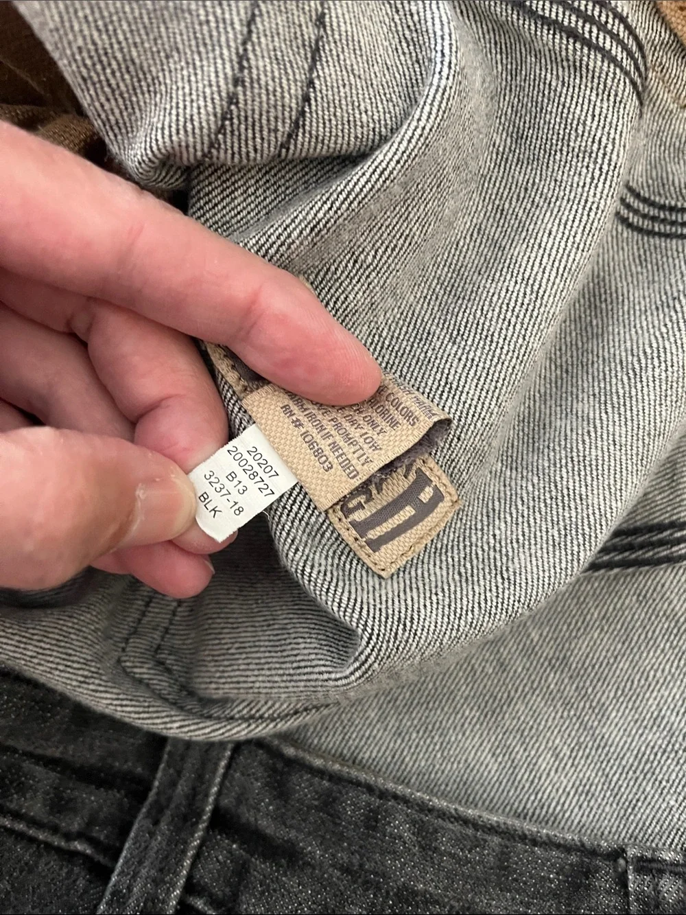 Mens 44x32 Duluth Flex Ballroom Jeans Gray